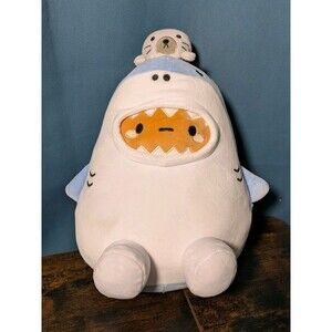 Smoko Blue Shark Tayto Potato With Seal 12" Midi Mochi Plush Limited Read